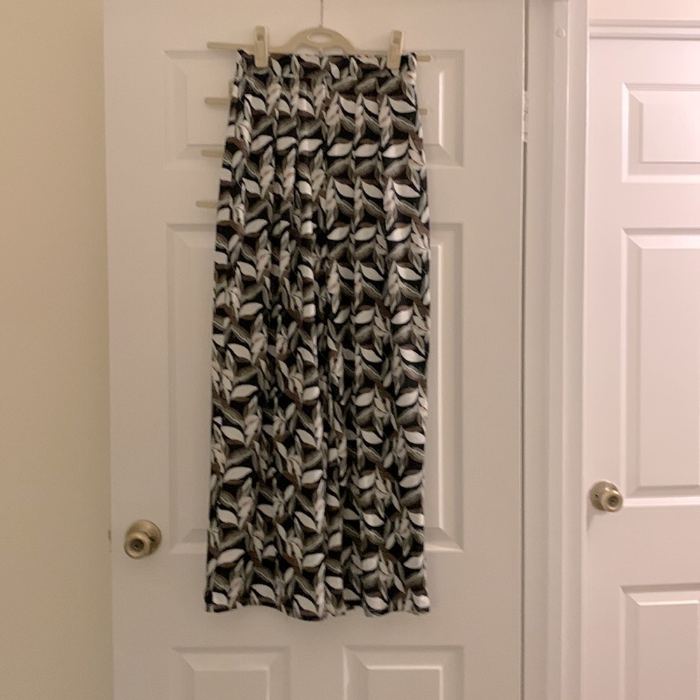 Philosophy high-waist wide-leg print pant sz XS